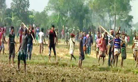নড়াইলে দুই দল গ্রামবাসীর মধ্যে সংঘর্ষে আহত ১৫