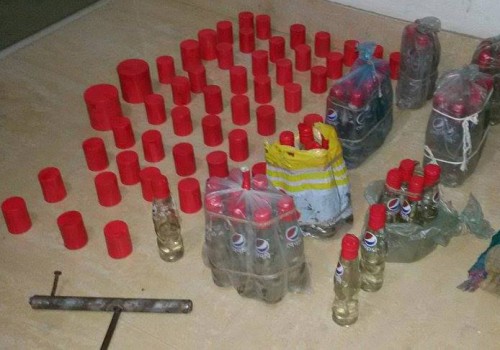 মিরপুর থেকে ককটেল-পেট্রোল বোমা উদ্ধার করেছে পুলিশ ।।