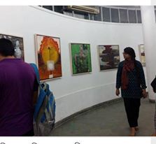 ঢাকা বিশ্ববিদ্যালয় চারুকলা অনুষদের জয়নুল গ্যালারীতে শুরু হয়েছে চারুকলা উৎসব ২০১৬