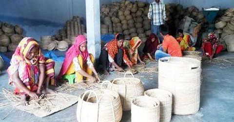 ঈশ্বরদীর বেতজাত পণ্য রফতানি হচ্ছে বিশ্বের ৫১টি দেশে ।।