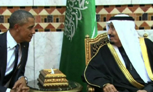 মধ্যপ্রাচ্য সংকট সমাধানে ওবামা ও সালমানের ঐক্যমত।।