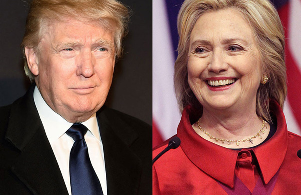 জনমত জরিপে এগিয়ে হিলারি ও ট্রাম্প ।।