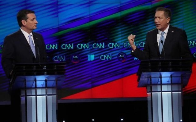 ট্রাম্পের মনোনয়ন ঠেকাতে এককাট্টা রিপাবলিকান ক্রুজ–কেইসিক