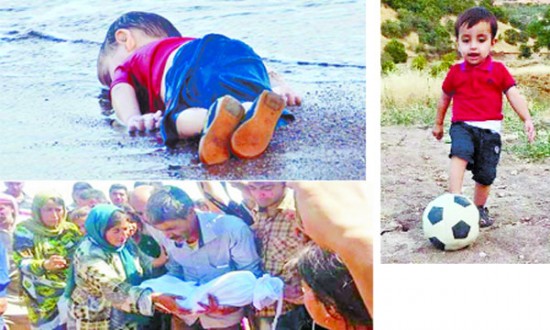 হতভাগ্য শিশু আইলান কুর্দি মরেও আজ লক্ষ লক্ষ উদ্বাস্ত শিশুর প্রতিনিধি ।।