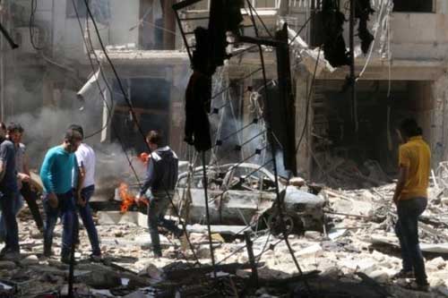 সিরিয়ায় বিমান হামলায় ২৭ জনের প্রাণহানি।।