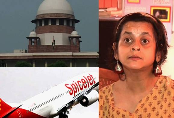 প্রতিবন্ধী যাত্রীকে নামিয়ে দেওয়ায় বেসরকারি বিমান সংস্থা স্পাইস জেট কতৃপক্ষকে ১০ লাখ টাকা জরিমানা।।