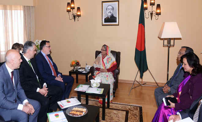 প্রধানমন্ত্রীর সঙ্গে বুলগেরিয়ার চেম্বার অব কমার্স প্রতিনিধিদলের সাক্ষাৎ।।