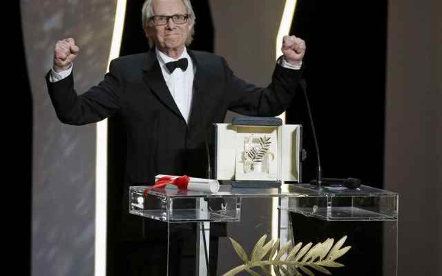 স্বর্ণপাম পেল ব্রিটিশ পরিচালক লোশের আই ড্যানিয়েল ব্ল্যাক ।।