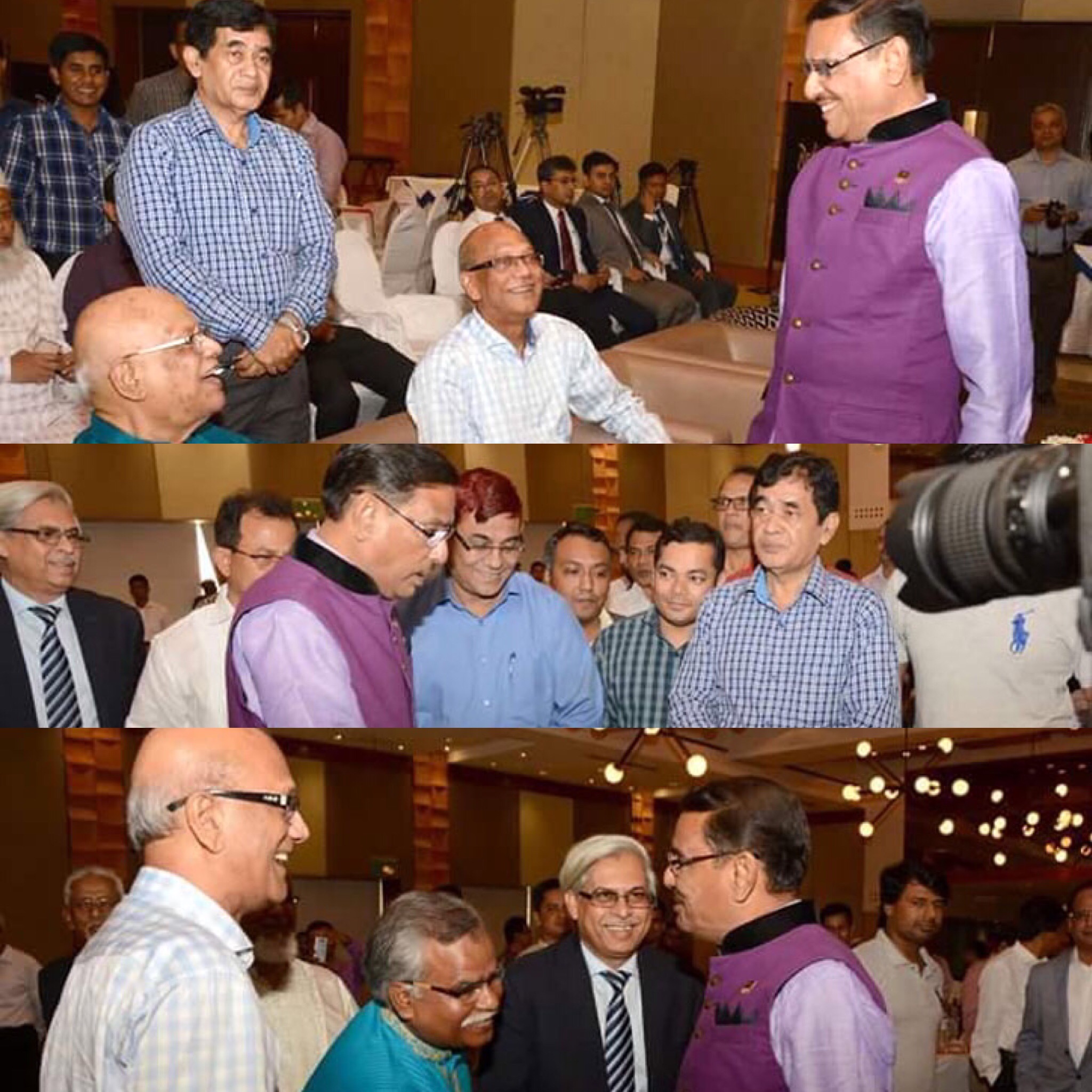 সড়ক পরিবহন ও সেতুমন্ত্রী ওবায়দুল কাদেরের ব্যতিক্রমী উদারহণ ।।