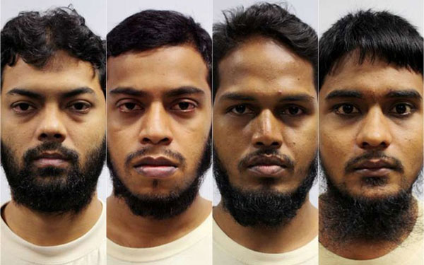জঙ্গি-অর্থায়নে সিঙ্গাপুরে চার বাংলাদেশি দোষী সাব্যস্ত।।