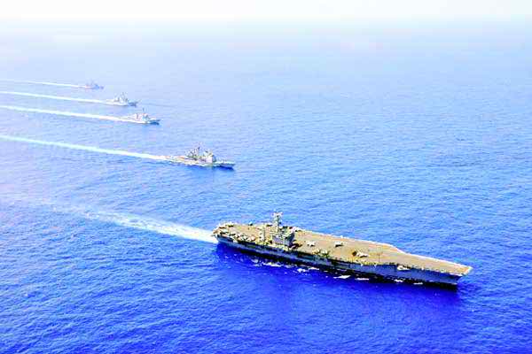 দক্ষিণ চীন সাগরে চলাচলে স্বাধীনতার অঙ্গীকার পুর্নব্যক্ত যুক্তরাষ্ট্র ও চীনের