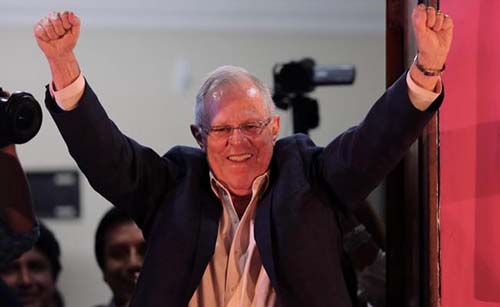 পেদ্রো পাবলো কুশিন্স্কি পেরুর নতুন রাষ্ট্রপতি নিবার্চনের পথে .....