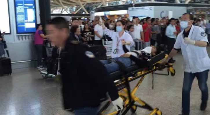 চীনের সাংহাই এয়ারপোর্টে আকস্মিক বিস্ফোরণ ।। আহতের সংখ্যা ৩