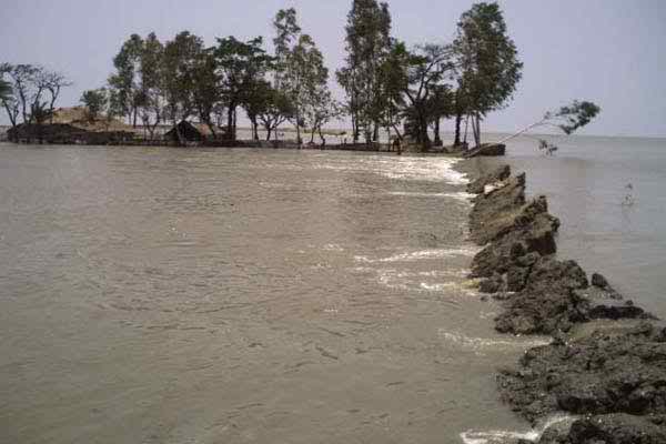 জোয়ার ঠেকাতে স্বেচ্ছায় বেড়িবাঁধ নির্মাণে শ্রম দিচ্ছে কুতুবদিয়া দ্বীপবাসী