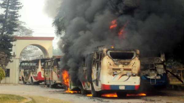 বাসচাপায় শিক্ষার্থী নিহত, ক্যাম্পাসে ভাঙচুর.....   