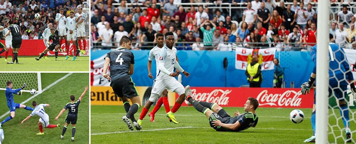 ইউরো কাপ ফুটবল : স্টুরিজের শেষ মুহূর্তের গোলে ইংল্যান্ডের জয় ।।