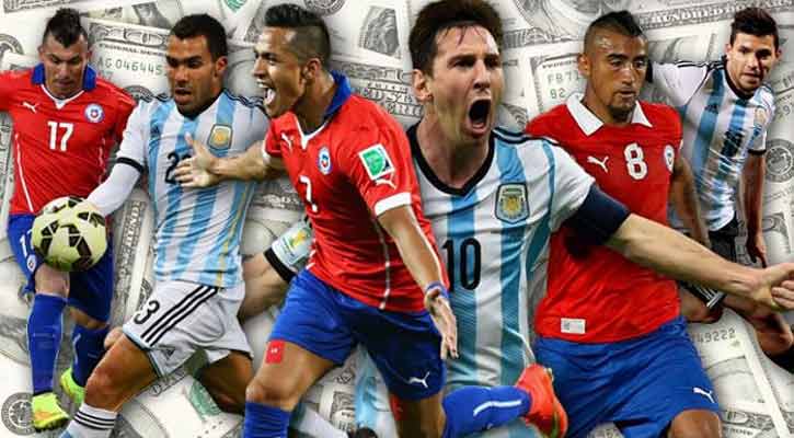 আবারও কোপা-আমেরিকার ফাইনালে আর্জেন্টিনা বনাম চিলি ।।