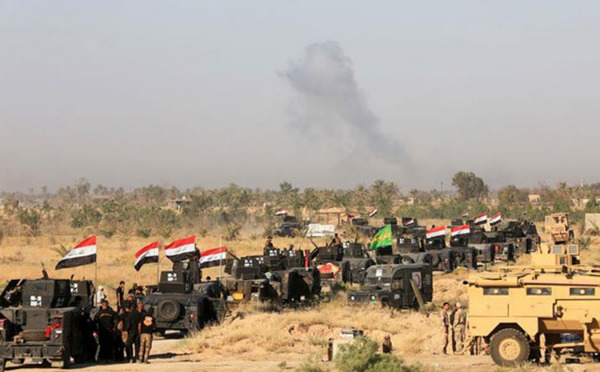 স্বাধীন ফাল্লুজা শহর সফরে ইরাকের প্রধানমন্ত্রী হায়দার আল-আবাদির