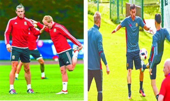 ইউরো কাপ ফুটবল ।। কোয়ার্টার ফাইনাল ম্যাচে আজ ওয়েলস ও বেলজিয়াম মুখোমুখি হচ্ছে...