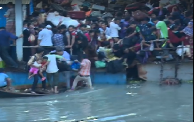 সদরঘাটে রেলিং ভেঙে ভাইবোন বুড়িগঙ্গায়, একজনের লাশ উদ্ধার