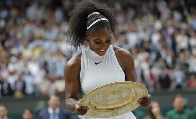 উইম্বলডন জিতে অনন্য উচ্চতায় সেরেনা