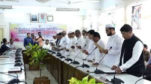 শপথ নিলেন রাজশাহীর ১৩ চেয়ারম্যান।।