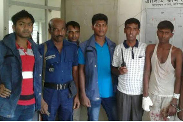 হবিগঞ্জে ডাকাত জামালের স্বীকারোক্তিতে অস্ত্র উদ্ধার।।