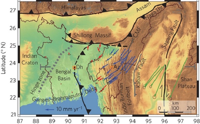 বড় ধরনের ভূমিকম্পের হুমকিতে বাংলাদেশ...
