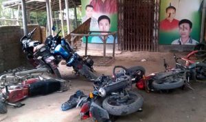 নাটোরে পৌর যুবলীগ অফিস ভাংচুর