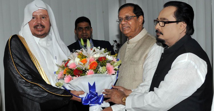 তিন দিনের সফরে ঢাকায় এসেছেন সৌদি আরবের মজলিশ আশ শুরার স্পিকার