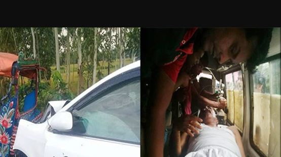 দিনাজপুরে সড়ক দুর্ঘটনায় সংসদ সদস্য মনোরঞ্জন শীল গোপালসহ আহত ৬।।