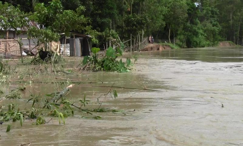 মনু ও ধলাই নদিতে ৯টি ভাঙন, মৌলভীবাজারে ৩ উপজেলায় অর্ধলক্ষাধিক মানুষ পানিবন্দি।।   