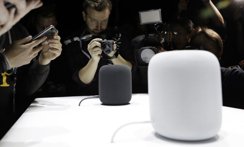 টেক জায়ান্ট অ্যাপল বাজারে আনছে 'হোমপড' নামের হোম স্পিকার.....   