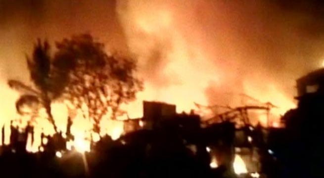 ভারতের মধ্যপ্রদেশে বাজি তৈরির কারখানায় বিস্ফোরণে নিহত ২২।।