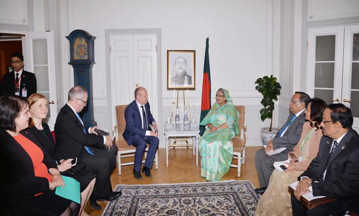 সুইডেনে রাজধানী স্টকহোমে প্রধানমন্ত্রী শেখ হাসিনার ব্যস্তদিন।।   