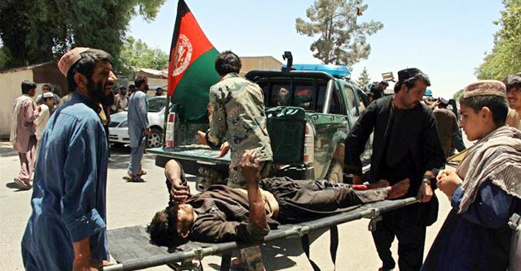 আফগানিস্তানের হেলমান্দে বিস্ফোরণে নিহতের সংখ্যা বেড়ে ৩৪।।