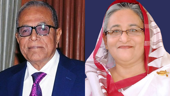 বঙ্গভবনে রাষ্ট্রপতি, গণভবনে প্রধানমন্ত্রীর ঈদ শুভেচ্ছা বিনিময় ।