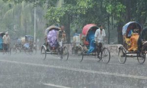 ঢাকায় ৬০ মিলিমিটার বৃষ্টি,কমবে কাল।।