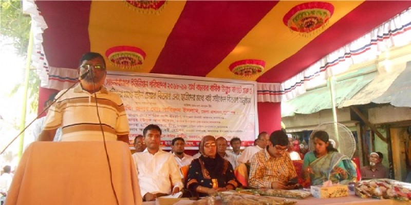 জামালগঞ্জে সাচনা বাজারের ইউপি বাজেট ঘোষণা