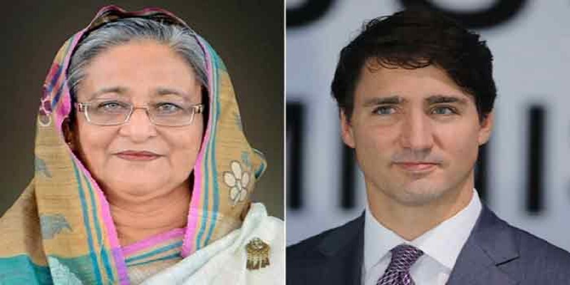 কানাডায় অনুষ্ঠিত জি-৭ শীর্ষ সম্মেলনে অংশনিতে শেখ হাসিনাকে জাস্টিন ট্রুডোর আমন্ত্রণ।
