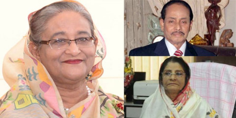 ঈদের অগ্রীম শুভেচ্ছা জানিয়ে এরশাদ-রওশনকে প্রধানমন্ত্রী শেখ হাসিনার কার্ড ।