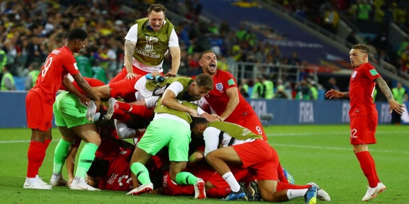 টাইব্রেকারে কলম্বিয়াকে হারিয়ে কোয়ার্টার ফাইনালে ইংল্যান্ড।।   