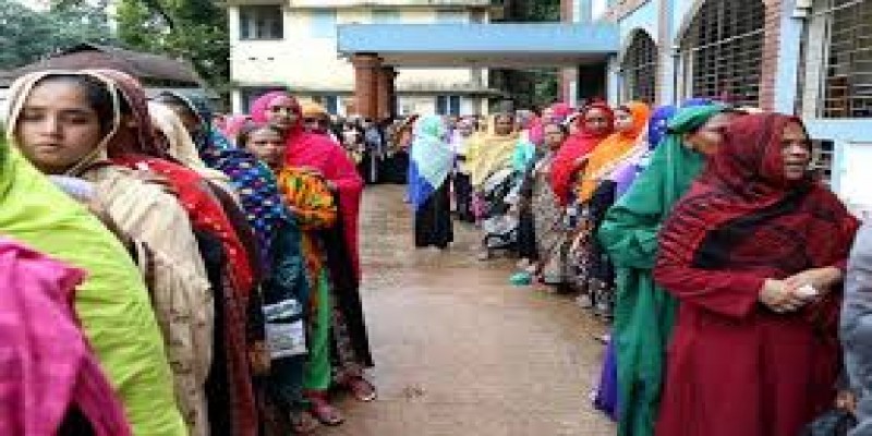 সিলেটে স্থগিত দুই কেন্দ্রে ভোটগ্রহণ চলছে।।