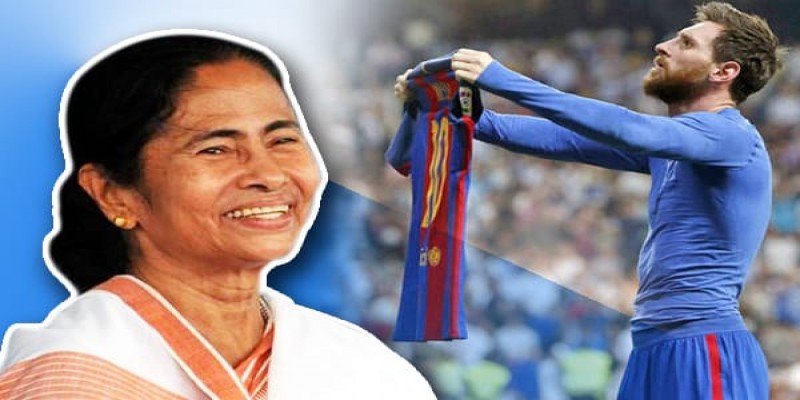 মুখ্যমন্ত্রী মমতাকে উপহার হিসাবে জার্সি পাঠালেন ফুটবলার মেসি