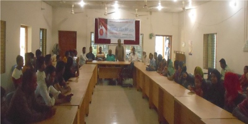 জামালগঞ্জে আন্তজার্তিক অহিংসা দিবসে মানববন্ধন