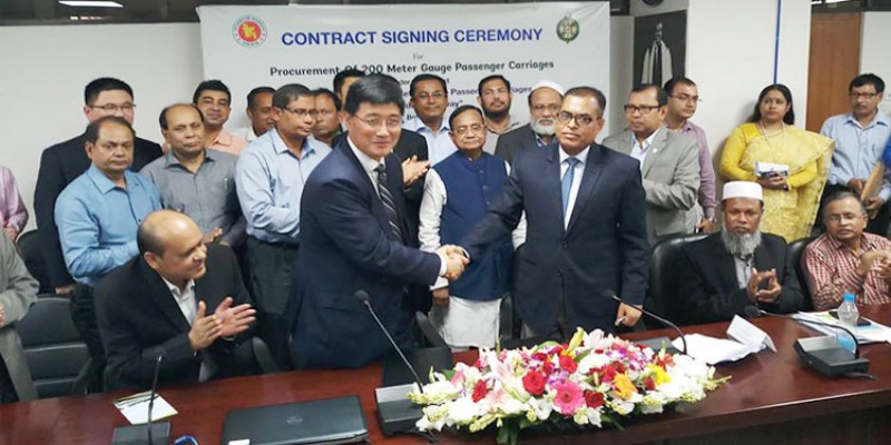 চীন থেকে ৯২৭ কোটি টাকা ব্যয়ে ২০০ কোচ কিনছে বাংলাদেশ রেলওয়ে   