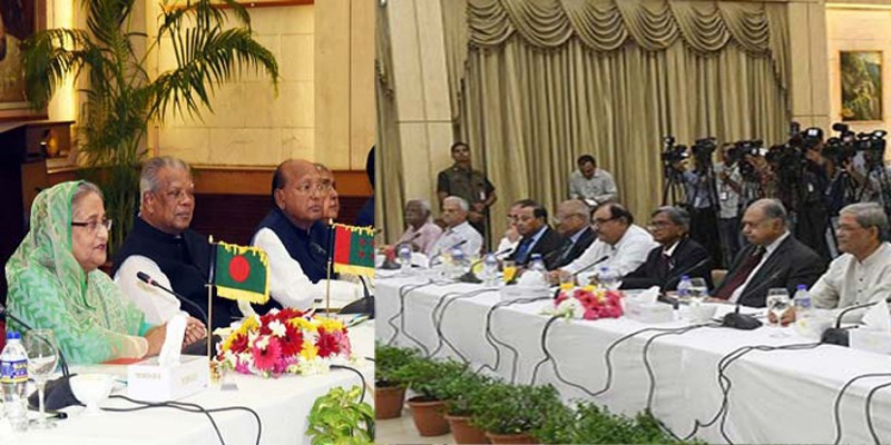 ৭ নভেম্বর ঐক্যফ্রন্টের সঙ্গে দ্বিতীয় দফায় সংলাপ বসবেন প্রধানমন্ত্রী॥   
