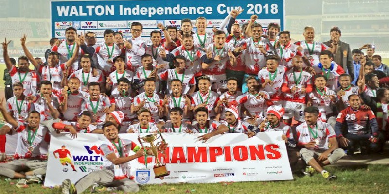 স্বাধীনতা কাপ।।শেখ রাসেল ক্রীড়া চক্রকে হারিয়ে শিরোপা জিতলো বসুন্ধরা কিংস