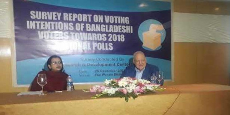 আসন্ন নির্বাচনে মহাজোট ২৪৮ টি এবং জাতীয় ঐক্যফ্রন্ট ৪৯ আসন পাবে॥আরডিসির জরিপ   