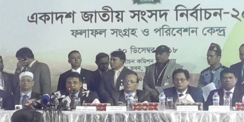 ভোট গণনা প্রায় শেষ।।ফলাফল ঘোষণা শুরু   